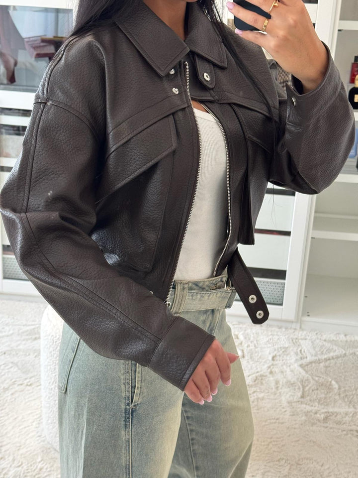 Veste Laya marron