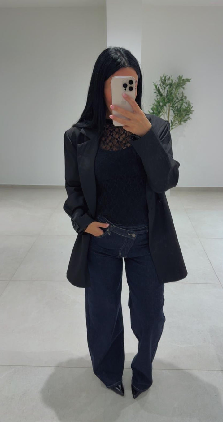 jeans bleu foncé