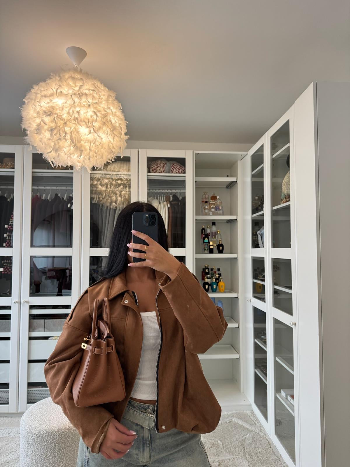 Veste suédine Sam
