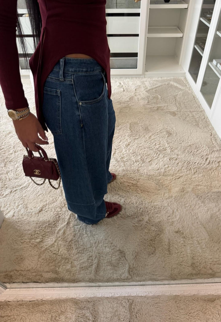 Jeans Ballon bleu