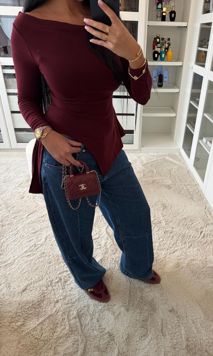 Jeans Ballon bleu