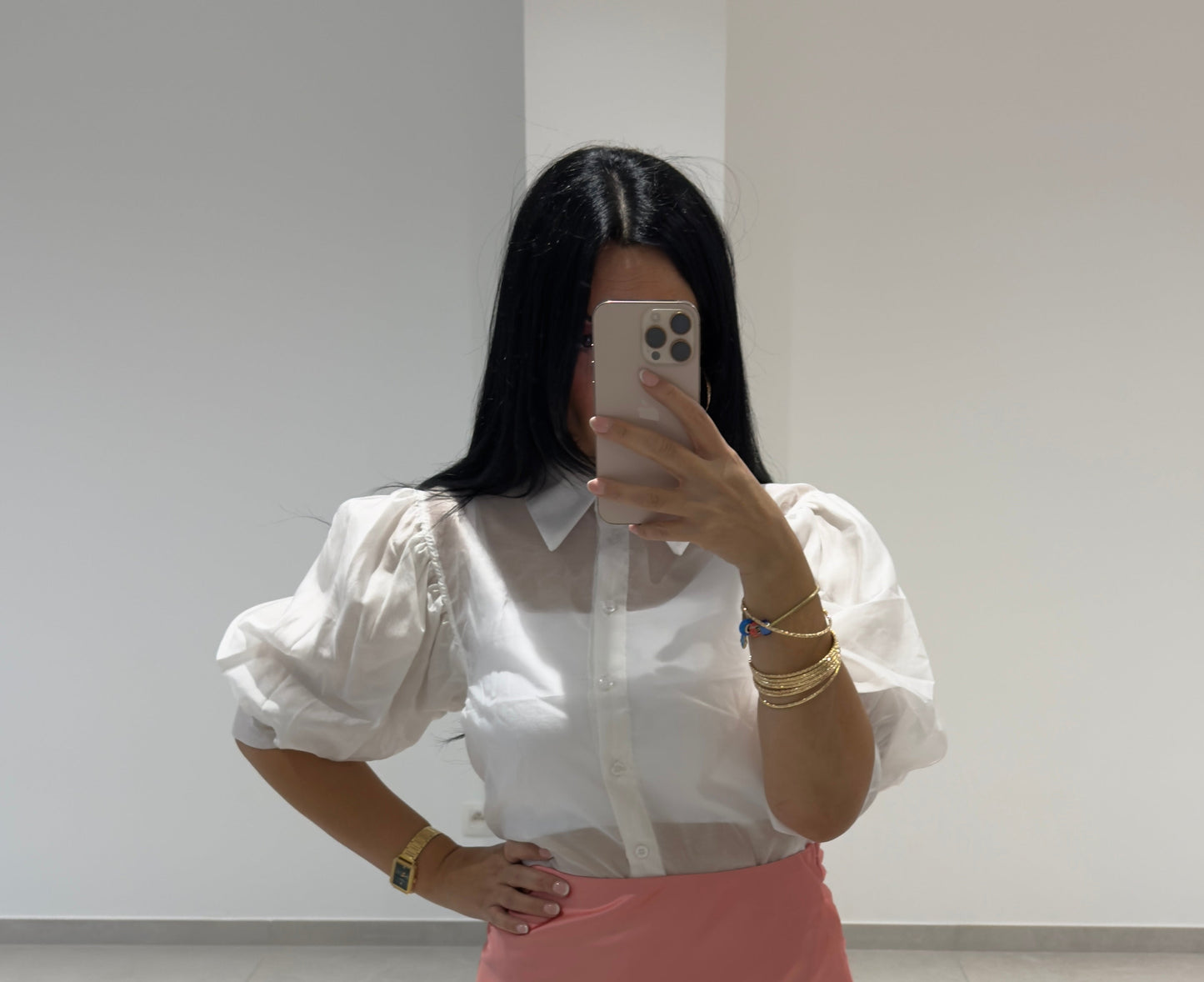 CHEMISIER NUAGE BLANC