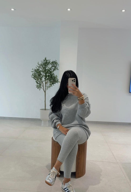 ENSEMBLE PULL LEGGING GRIS
