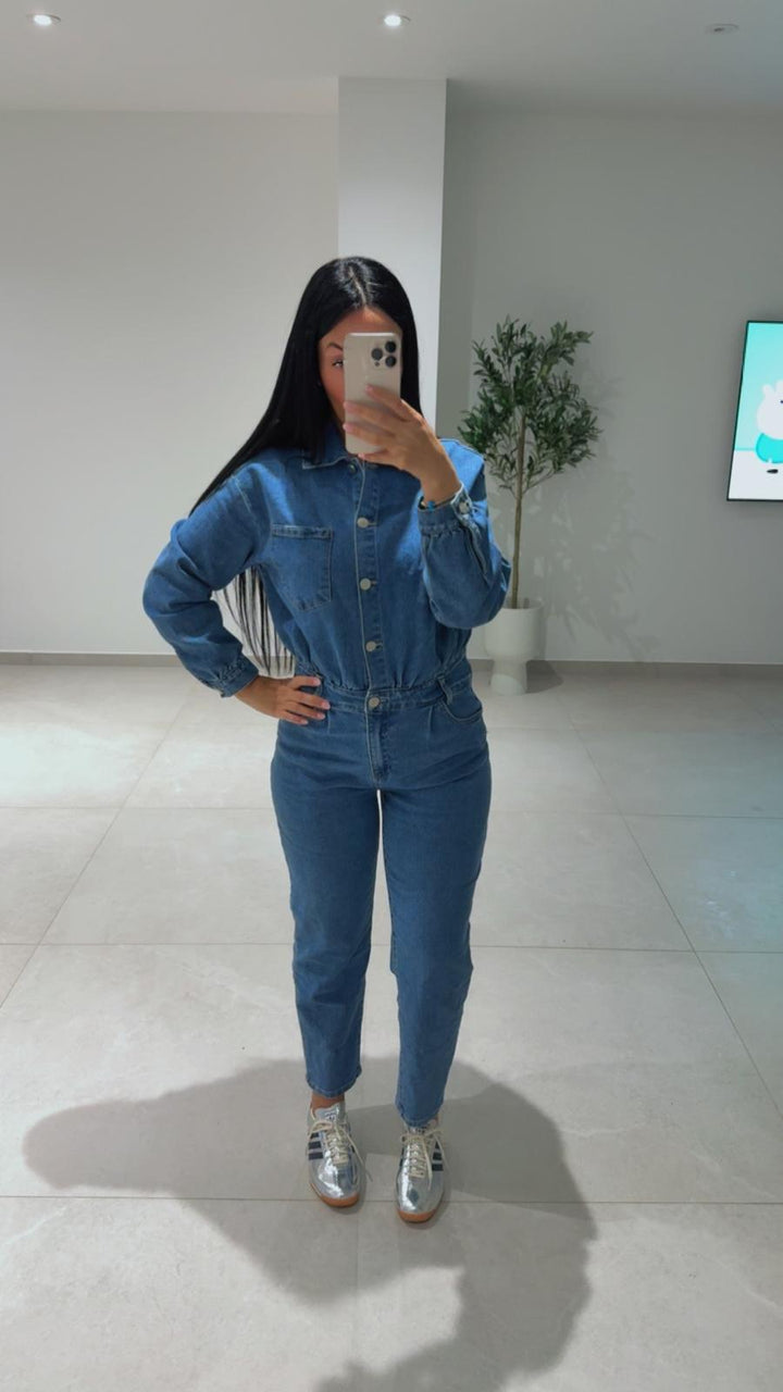 Combinaison en jean stretch