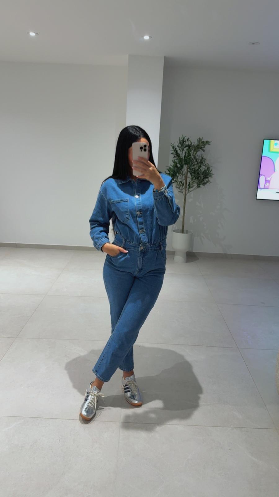Combinaison en jean stretch
