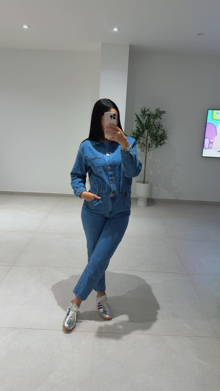 Combinaison en jean stretch