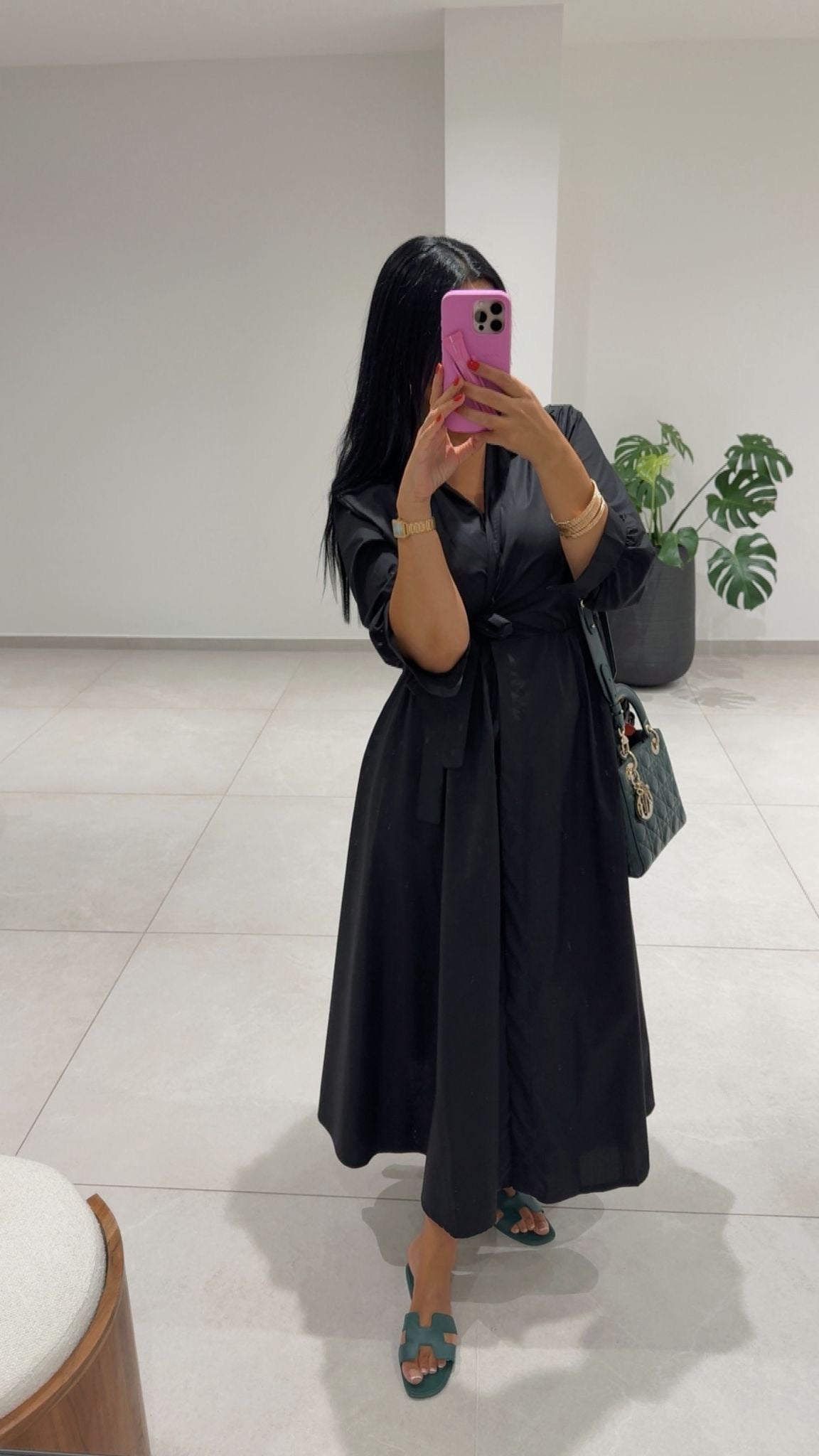 ROBE MAYA LONGUE NOIR