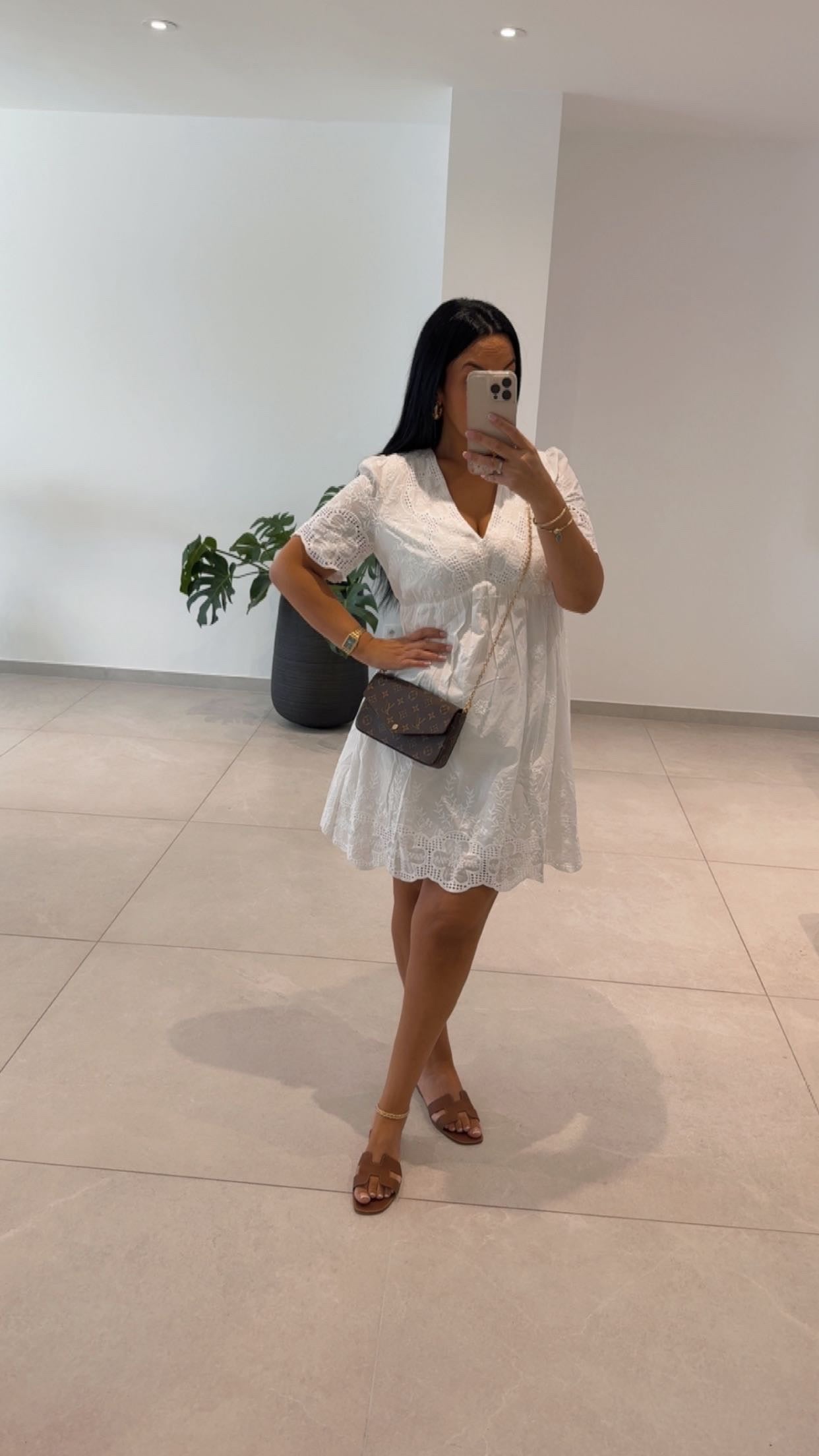 ROBE SANTORINI BLANCHE