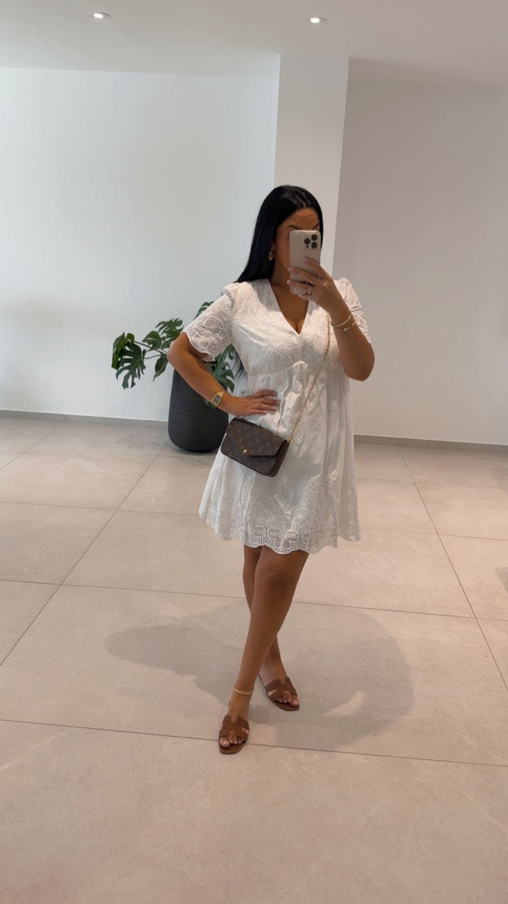ROBE SANTORINI BLANCHE