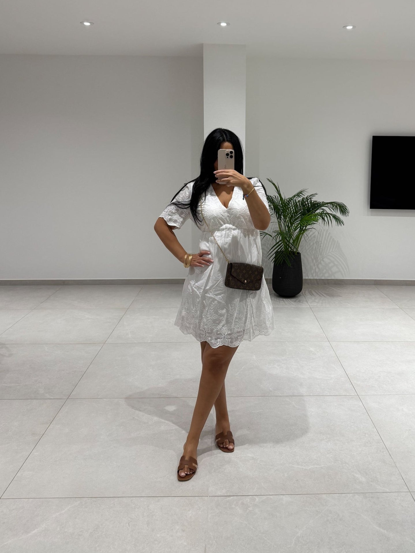 ROBE SANTORINI BLANCHE