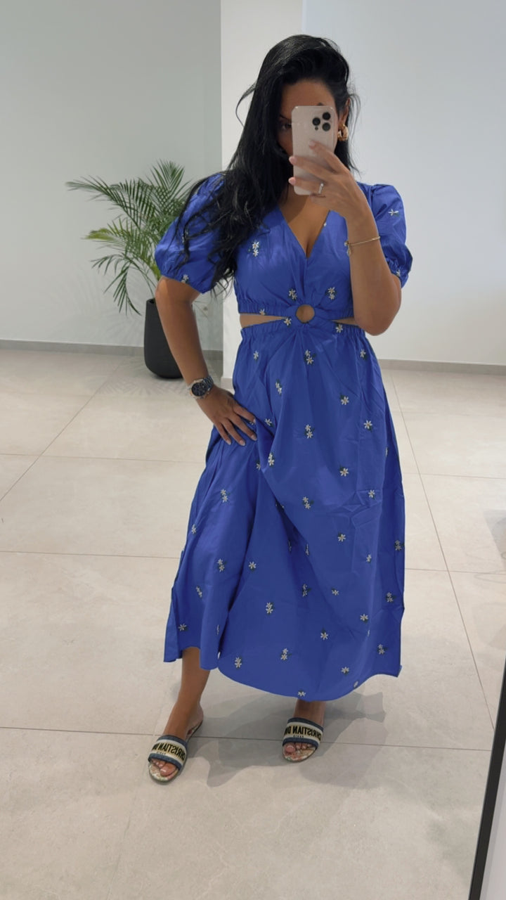 ROBE MYKONOS BLEU
