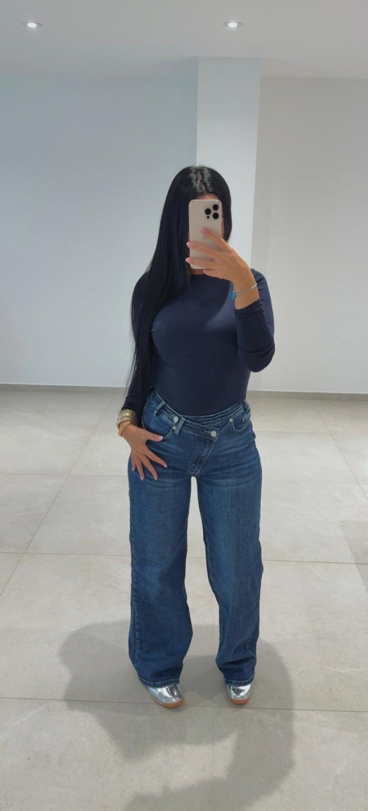 jeans bleu stretch