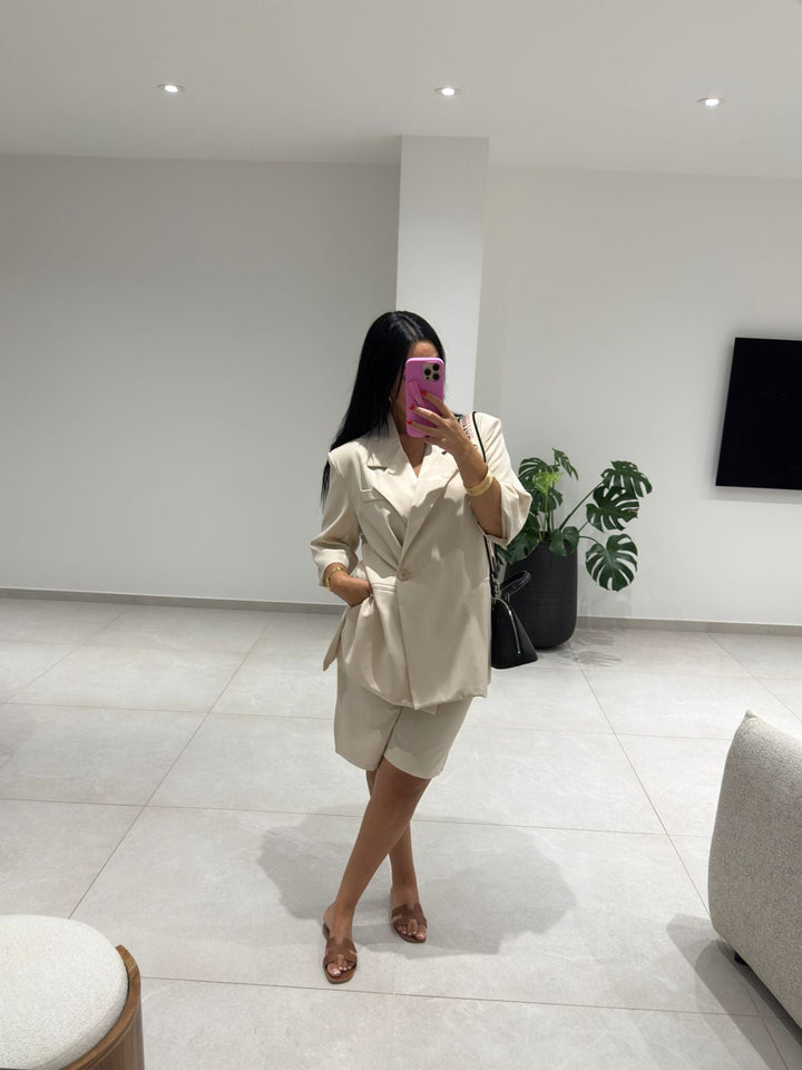 ENSEMBLE BLAZER RYM BEIGE