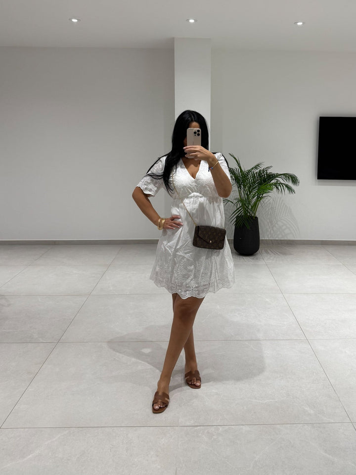 ROBE SANTORINI BLANCHE